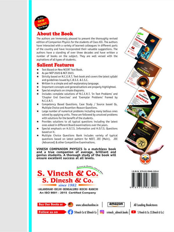 Companion Physics Vol I, II (New NCERT) Class 12 - Image 4