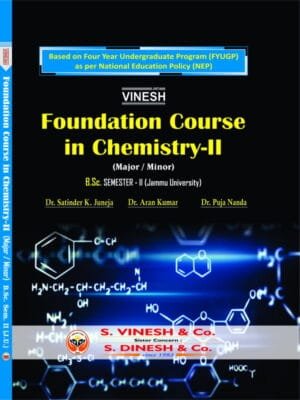 Foundation Course in Chemistry-II (Major/Minor) B.Sc. Sem. 2 Jammu University