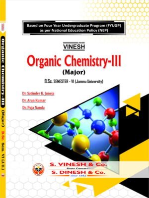 Organic Chemistry-III (Major)-B.Sc. Semester 6 Jammu University