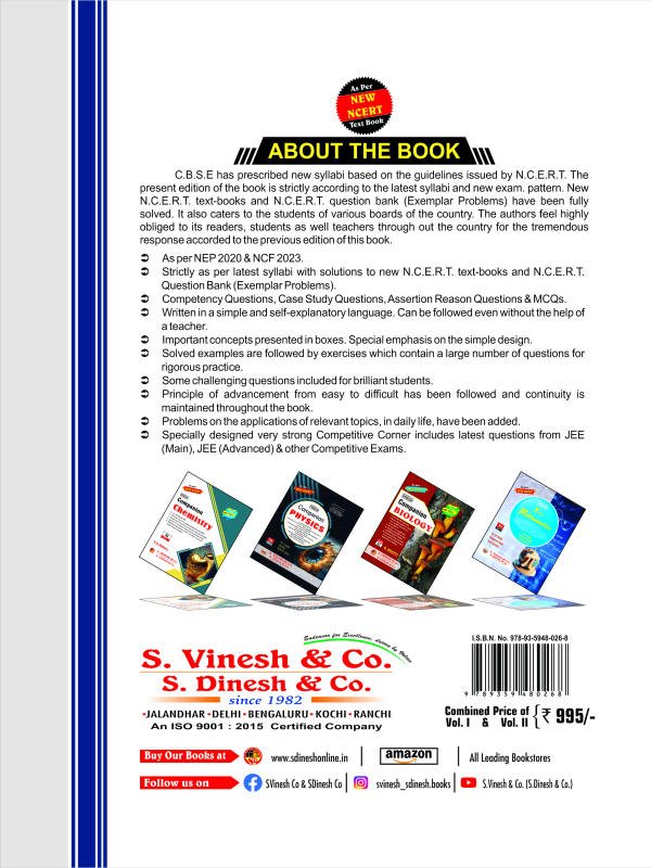 Xact Mathematics Vol. I, II (New NCERT) Class 11 - Image 2