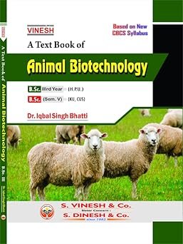 Animal Biotechonology B.Sc. 3rd (HPU) B.Sc. Sem 5 (KU & CUS)