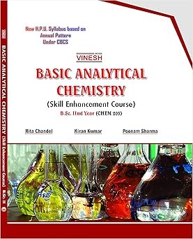 Basic Analytical Chemistry (Skill Enhancement Course) B.Sc. II year H.P.U.