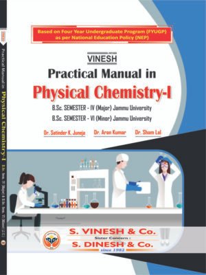 Practical Manual in Physical Chemistry-I B.Sc. Sem. 4 (Major) Sem. 6 (Minor) Jammu University