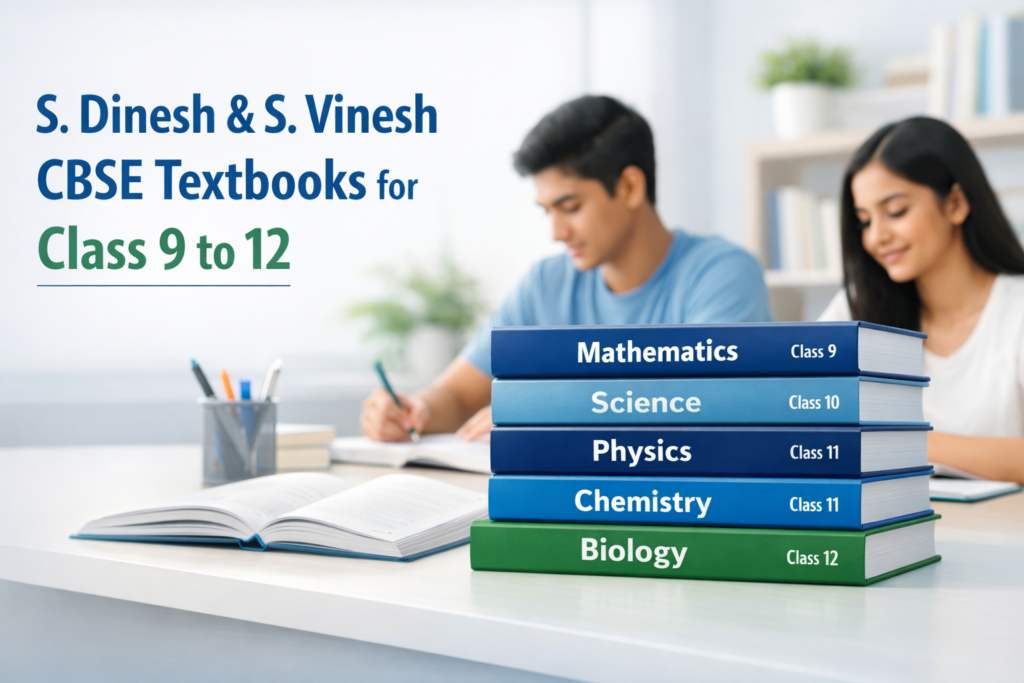 S. Dinesh & S. Vinesh CBSE Textbooks for Class 9 to 12
