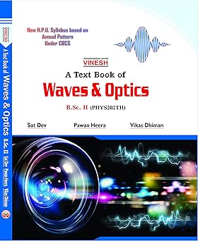 Waves & Optics B.Sc. IInd year  H.P.U