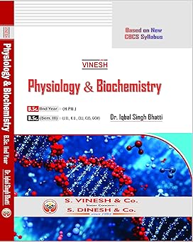 Physiology & Biochemistry B.Sc. 2 year H.P.U. B.Sc. Sem 3 (J.U., K.U., CUJ, CUS, GCW)