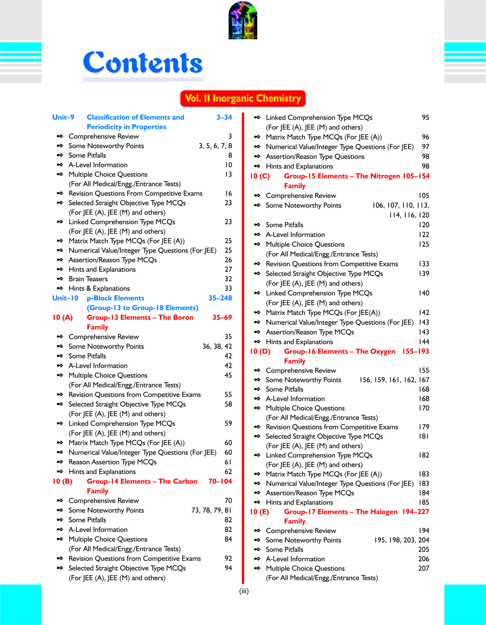 Objective Chemistry Vol. I, II, III, Free Booklet - Image 9