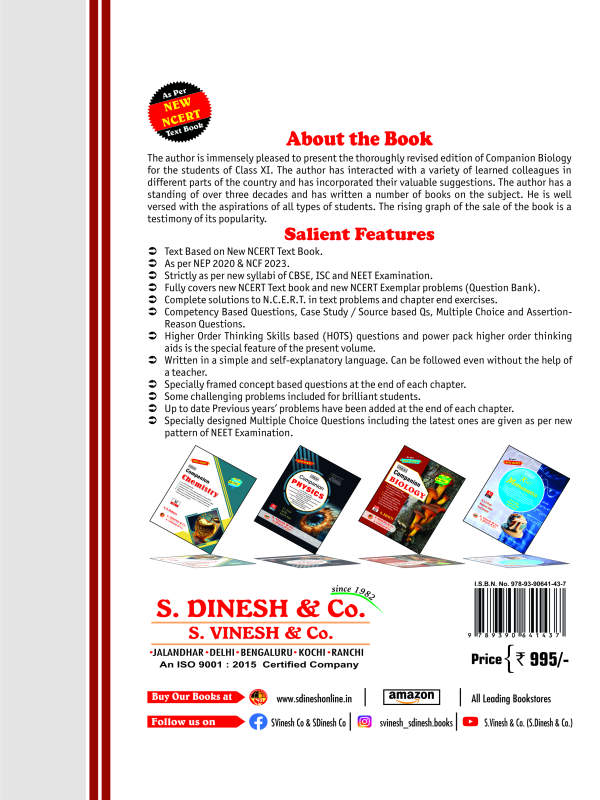 Companion Biology (New NCERT) Class 11 - Image 2