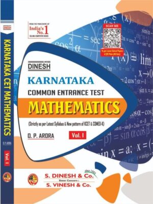 Karnataka CET Mathematics Vol. I, Vol. II