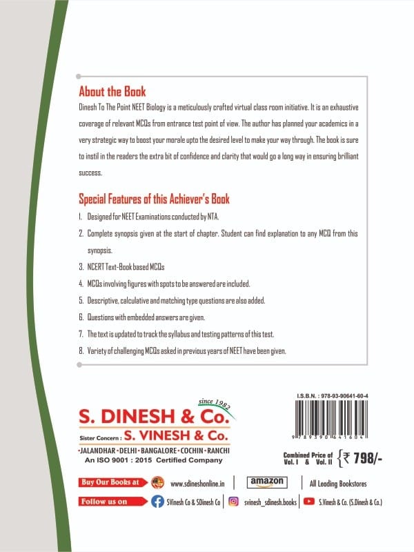 To The Point NEET Biology Vol. I & II - Image 2