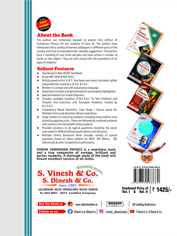Companion Physics Vol I, II (New NCERT) Class 11 - Image 2