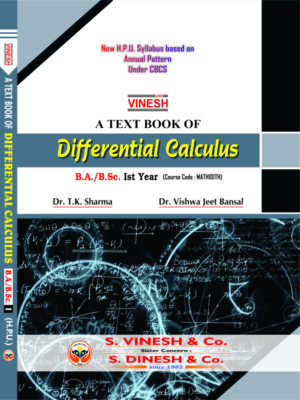 Differential Calculus B.A. B.Sc. Ist Year HPU