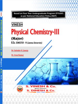 Physical Chemistry-III (Major) B.Sc. Semester 6 Jammu University