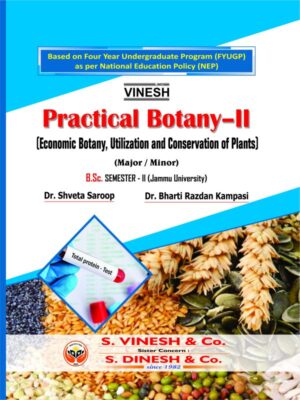 Practical Botany–II (Economic Botany, Utilization and Conservation of Plants) (Major / Minor) B.Sc. Semester 2 Jammu University