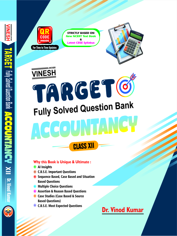 TARGET Fully Solved Question Bank Accountancy Class 12