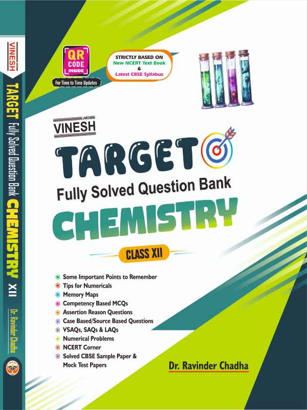 TARGET Fully Solved Question Bank Chemistry Class 12