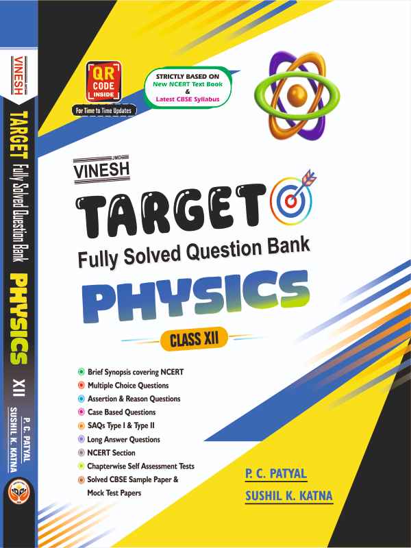 TARGET Fully Solved Question Bank Physics Class 12