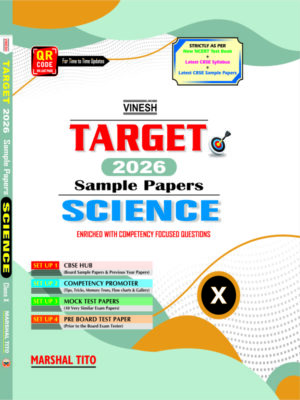 TARGET Sample Papers Science (Physics, Chemistry, Biology) Class 10