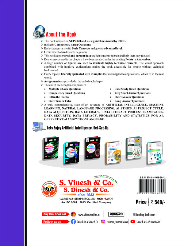 Artificial Intelligence (Vocational) (Subject Code 417) Class 9 - Image 2