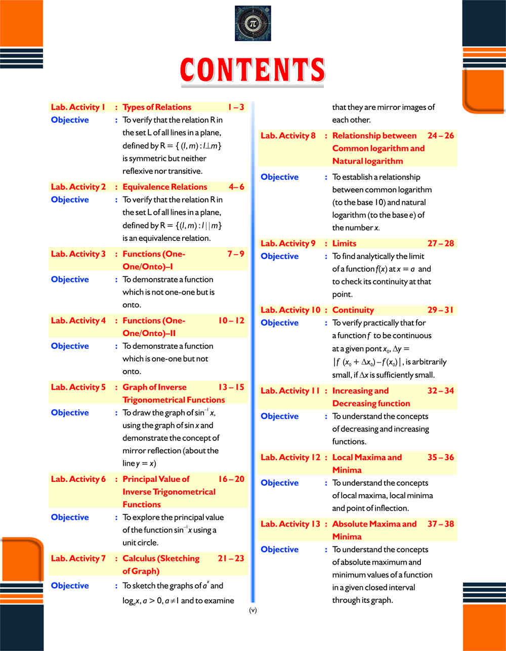 Xact Lab Manual in Mathematics Class 12 - Image 3