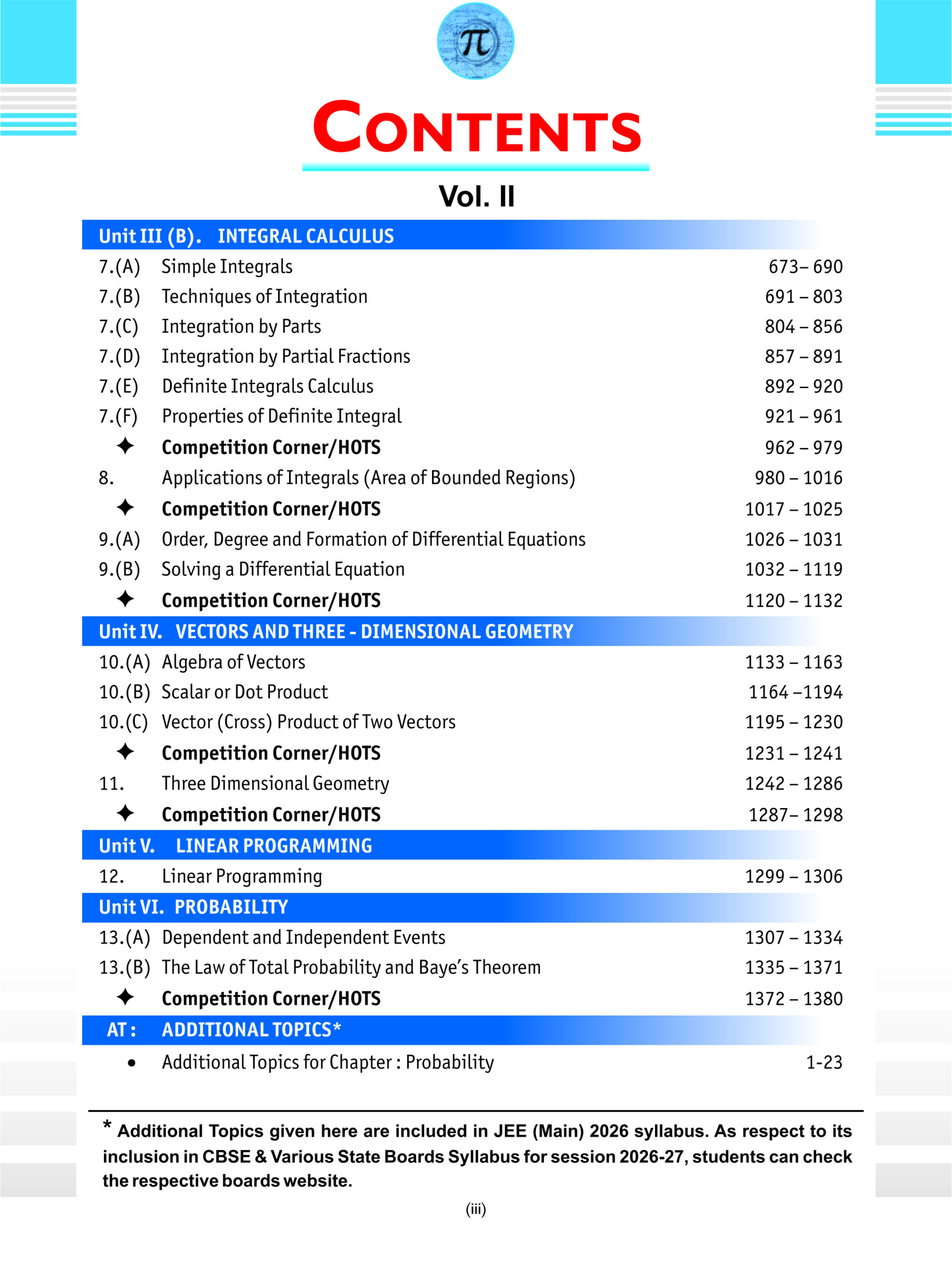 Xact Mathematics Vol. I, II (New NCERT) Class 12 - Image 6